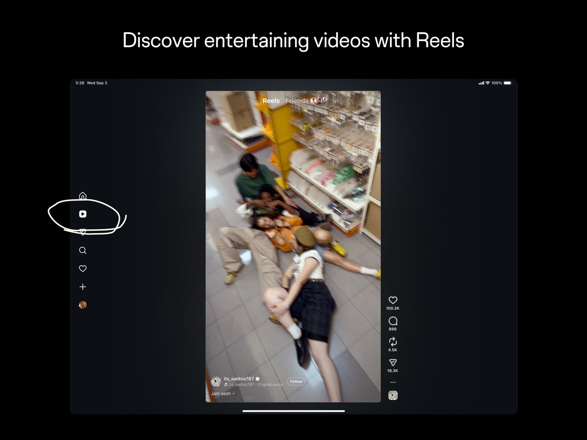 Instagram · 官方 App Store 截图(iPad 版)