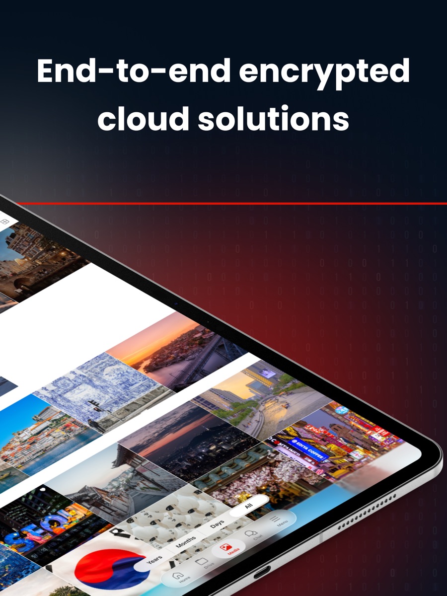 MEGA · 官方 App Store 截图(iPad 版)