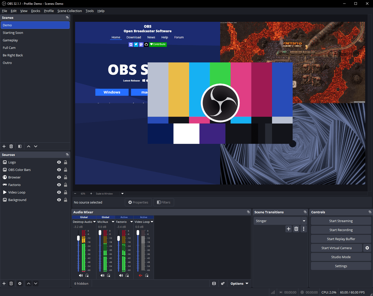 OBS Studio · 官网 / 官方文档介绍配图