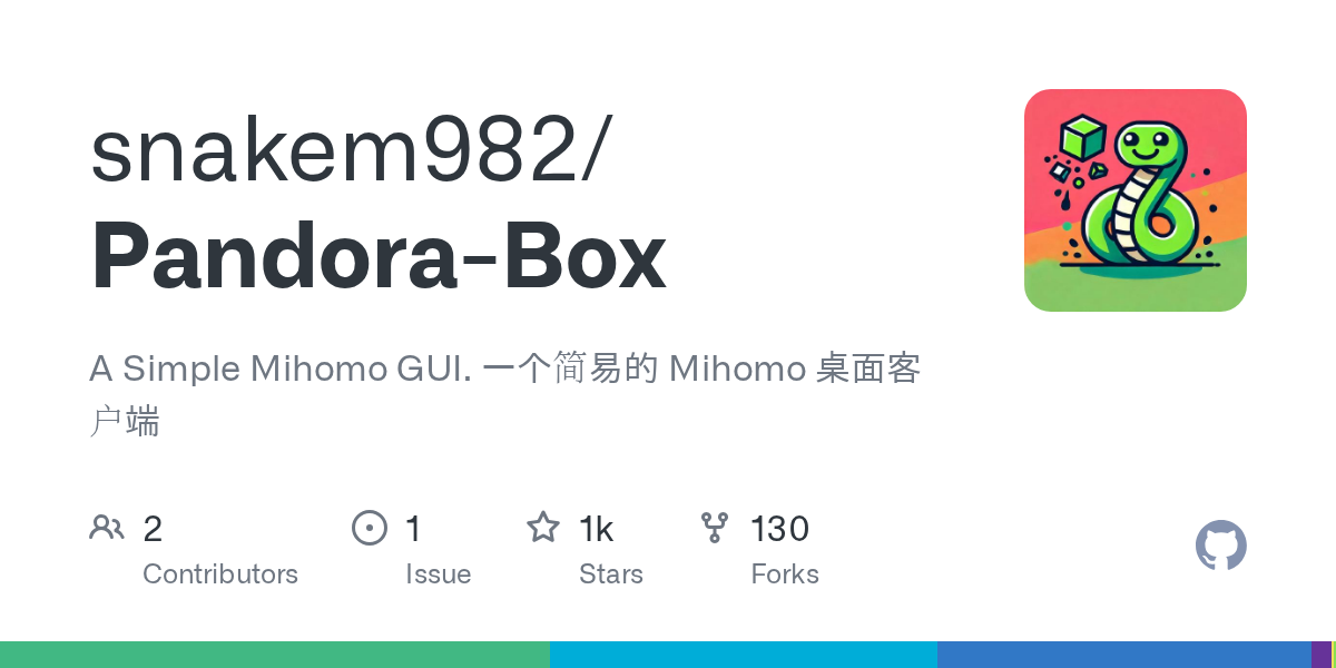 Pandora Box · 官方项目仓库介绍卡片
